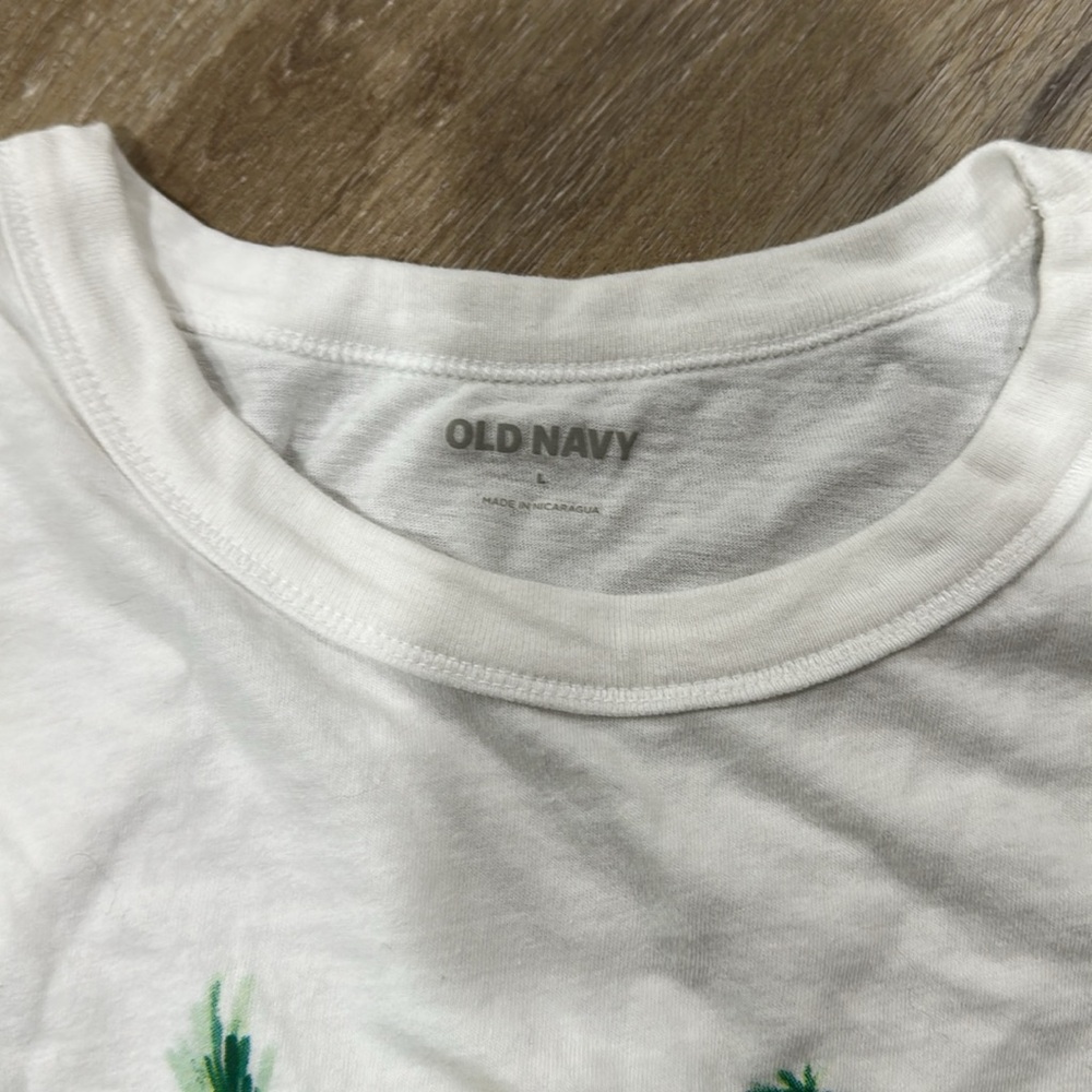 White Graphic Tee with Pool Days Design - pool days and sun rays - Picture 2 of 2